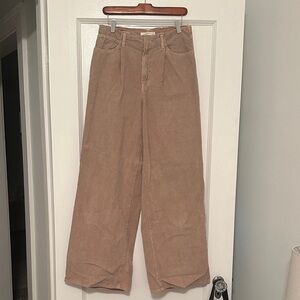 SLVRLAKE Wide Leg Tan Jeans